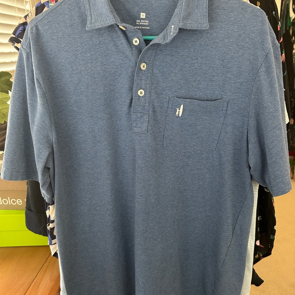 Johnnie-O Men's Blue Polo Shirt